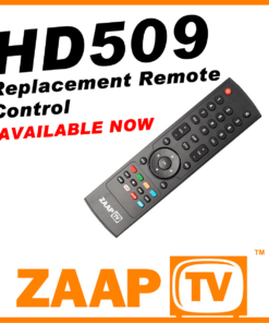ZAAPTV HD509 Remote Control ZAAPTV HD509 Remote Control