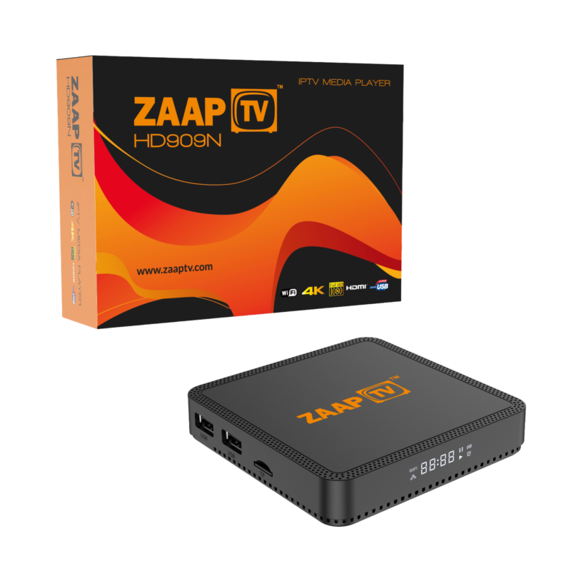ZaapTV.com.au – ZAAPTV HD909 IPTV Receiver Set Top Box for ARABIC TV Channels & Greek TV Channels